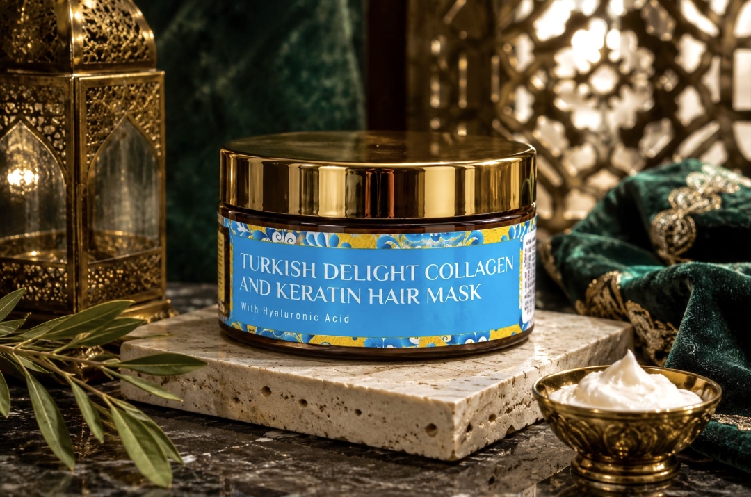 Turkish Delight Collagen & Keratin Hair Mask 50gm