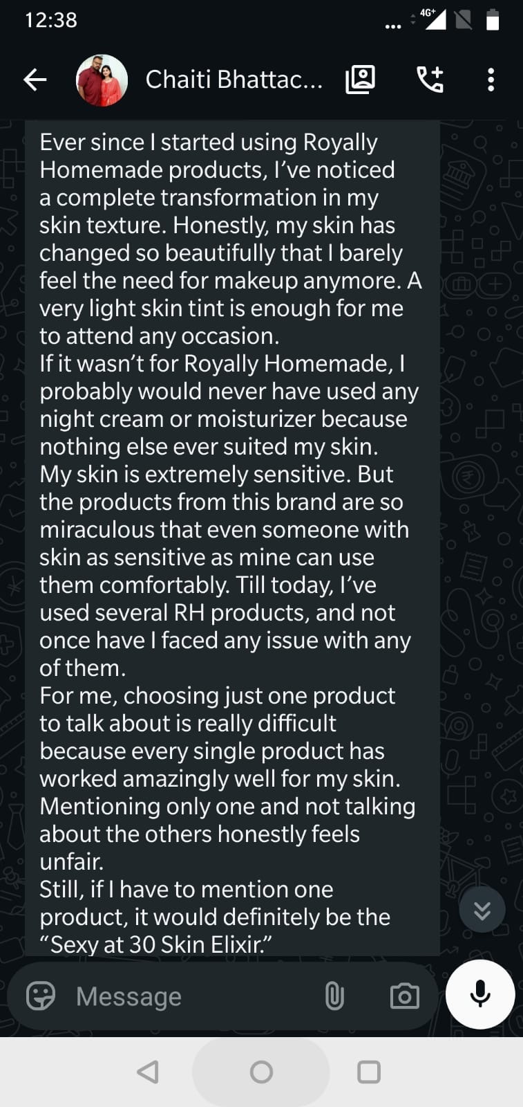 Chaiti Bhattacharya — complete skin transformation review (1/2)