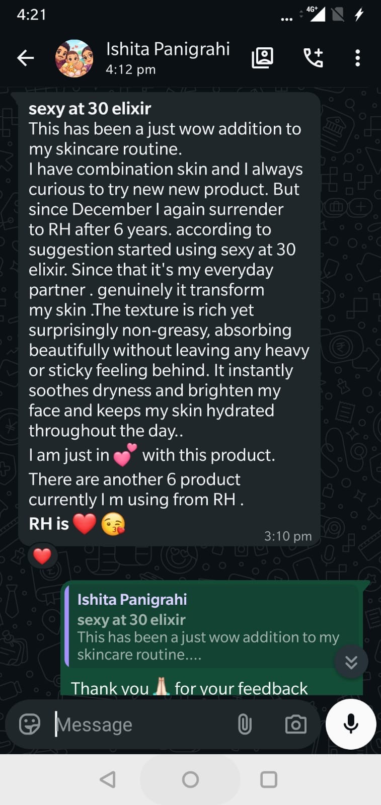 Ishita Panigrahi — Sexy at 30 Elixir transformed my skin review