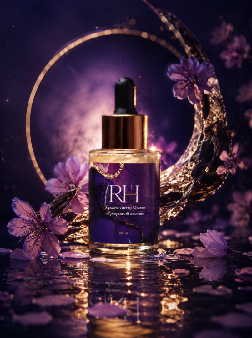Japanese Cherry Blossom All Purpose Oil in Serum — luxury skincare ritual